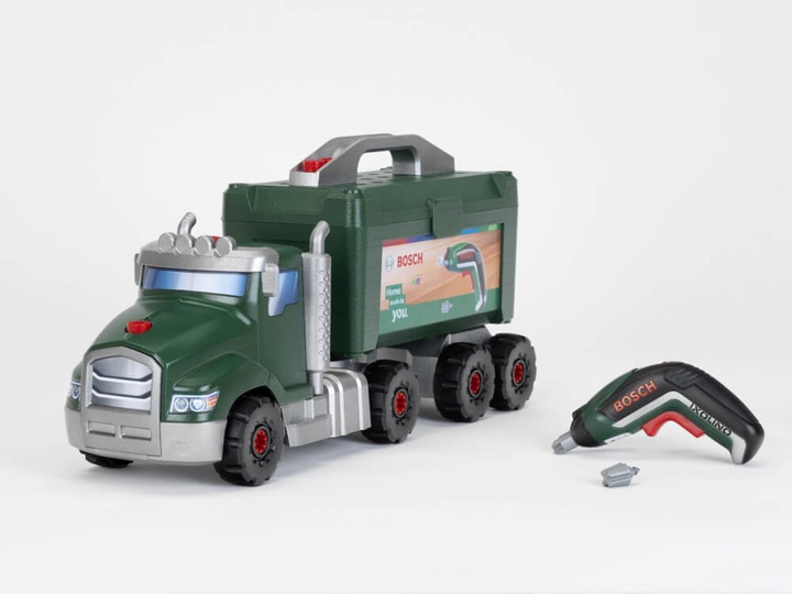 Image du produit Theo Klein Kit de jeu camion à visser Bosch avec Ixolino