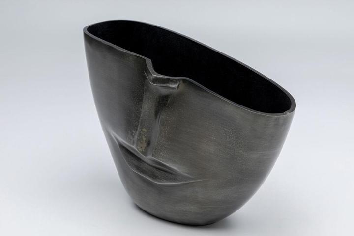 Produktbild Kare Design Vase Half Face Anthrazit 31cm