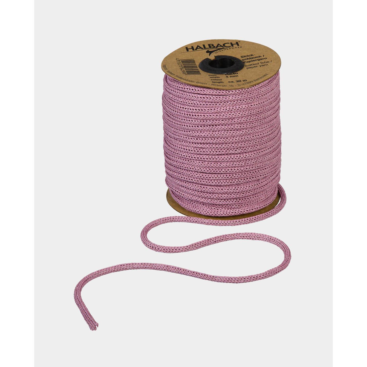 Thumbnail - Halbach Strickschlauch aus Papiergarn, Garn + Wolle, Pink