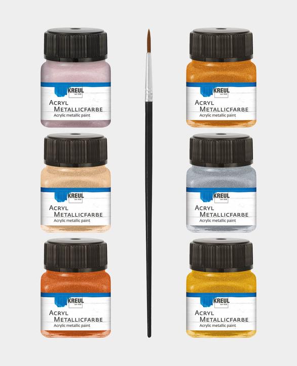 Actual product image Kreul Glamour Living Set (120 ml)