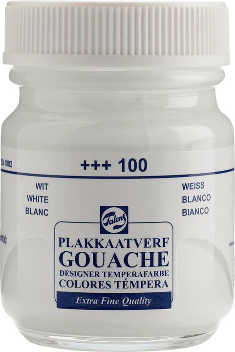Actual product image Royal Talens Talens 08241002 Craft & Hobby Paint Gouache (e) (White, 50 ml)