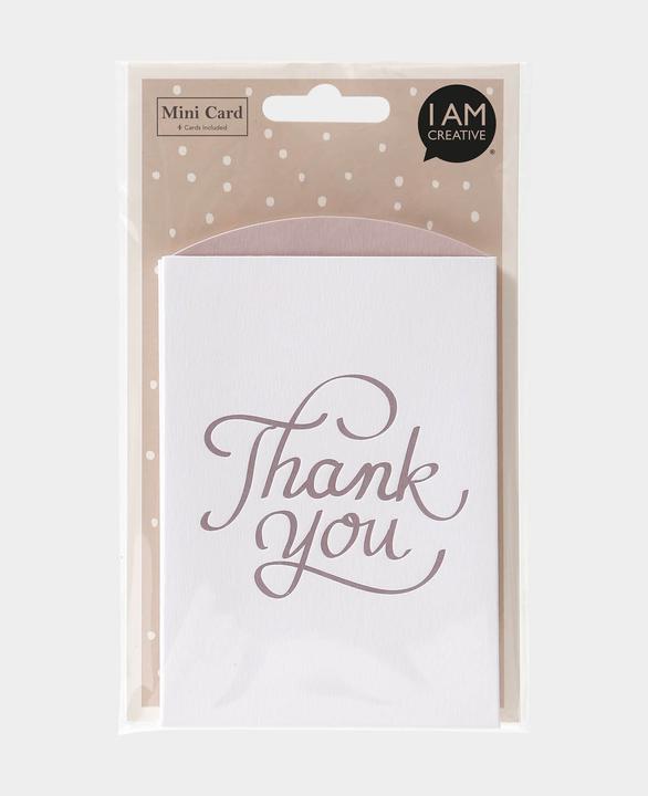 Actual product image I Am Creative Thank you card set (4 pcs.)