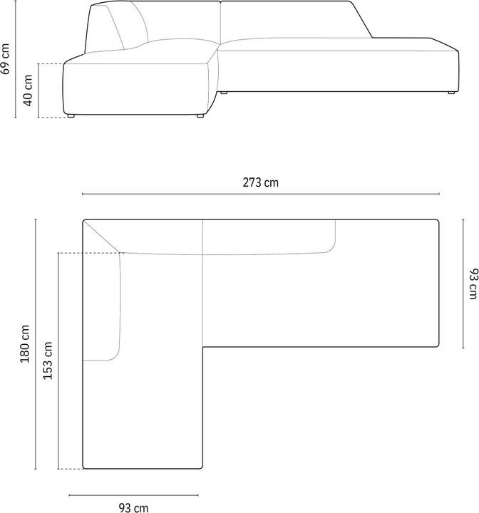 Actual product image Micadoni Ruby (Corner sofa)