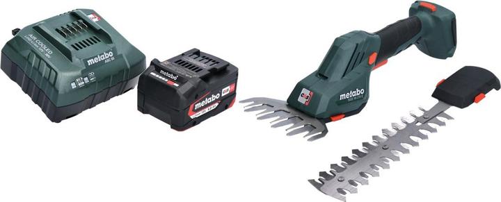 Produktbild Metabo SGS 18 LTX Q Akku Gras und Strauchschere 18 V + 1x Akku 4,0 Ah + Ladegerät (Akkubetrieb)
