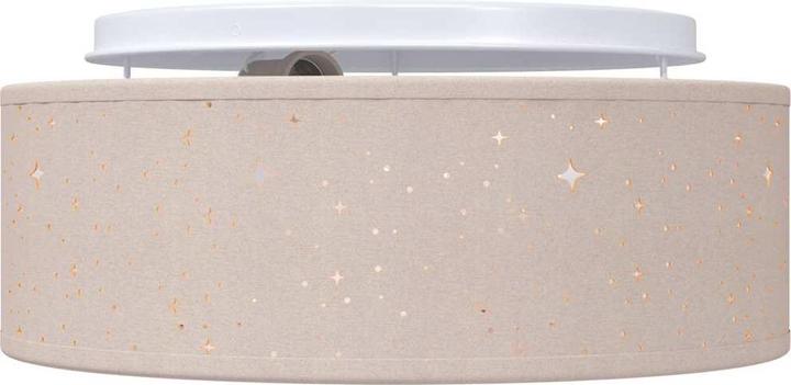 Immagine prodotto vidaXL Plafoniera con paralume stellato taupe Ø 30 cm in tessuto E27 (GU10)