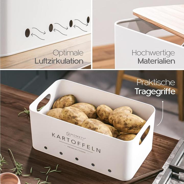 Actual product image Homety Potato, onion & garlic storage box set