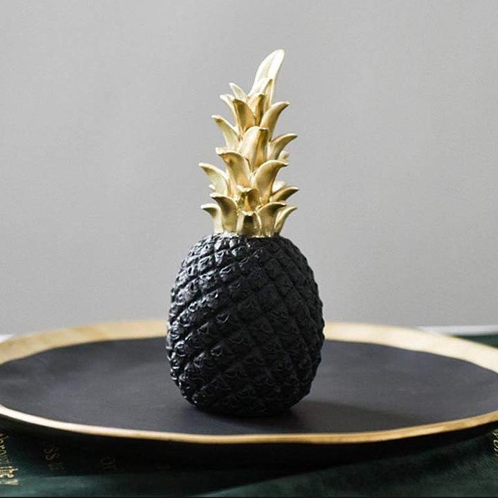 Immagine prodotto Cbx Decorazione ananas nero oro 15cm