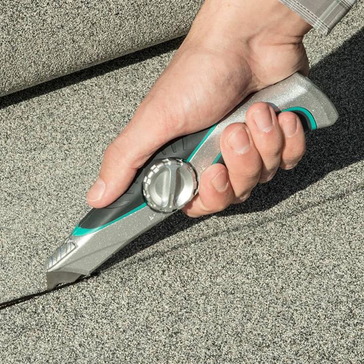 Produktbild wolfcraft 1 Profi Trapezklingenmesser + Köcher (Cutter)