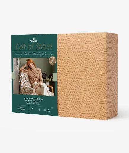 Actual product image DMC Gift of Stitch Crochet Set Blanket