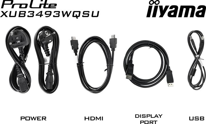 Immagine prodotto iiyama Monitor XUB3493WQSU-B6 (3440 x 1440 pixel, 34")