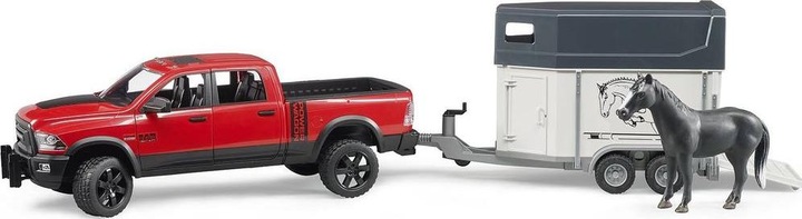 Produktbild Bruder Dodge RAM 2500 mit Pferdeanhänger