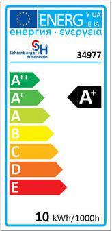 Energy Label Scharnberger+Hasenbein LED general-purpose lamp (E27, 8 W, 700 lm, 1 x, G)