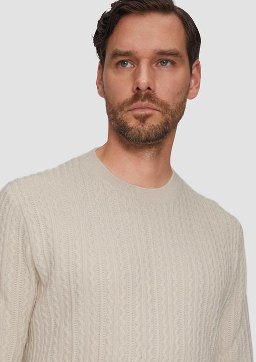 Image du produit S.Oliver Strickpullover Strickpullover aus Wollmix mit Zopfmuster (XL)