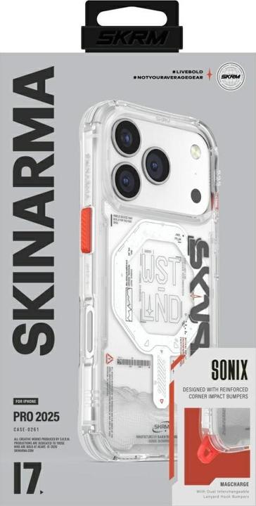 Produktbild Skinarma Sonix Case for iPhone 17 Pro Magnetic Charging Transparent