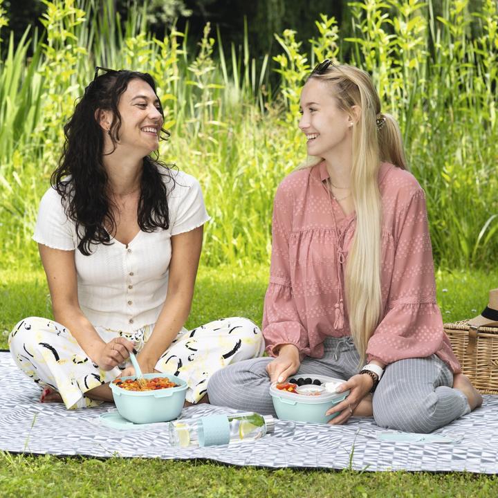 Actual product image Xavax Lunch box, with fork, 1700 ml, pastel blue