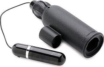Actual product image Pipedream Lightning Stroke Silicone Stroker with Vibrating Bullet
