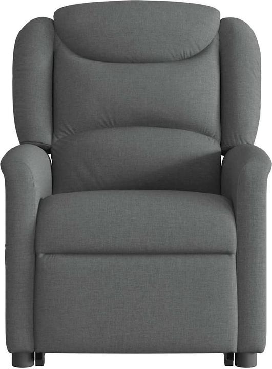 Immagine prodotto VidaXL Poltrona massaggiante con ausilio per la risalita in tessuto grigio scuro