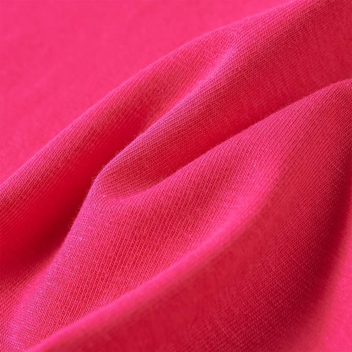 Produktbild vidaXL Kinder-Langarmshirt Knallrosa 128,Material: 95 % Baumwolle (128)