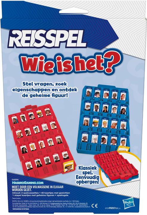 Image du produit Hasbro Gaming Wie is het? Reisspel (Néerlandais)