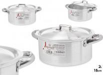 Kinvara Aluminium-Kochtopf 18 cm 2l (Kochtopf, Aluminium, 18 x 11.50 cm)
