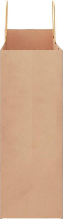 Actual product image vidaXL Kraft paper bags 50 pcs. with handle Brown 32x17x44 cm Paper bag (50 pcs.)