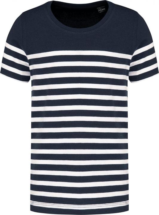 Navy, White Stripes