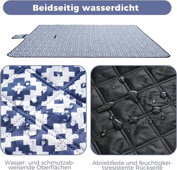 Produktbild Oak & Tea Wasserdichte Picknickdecke