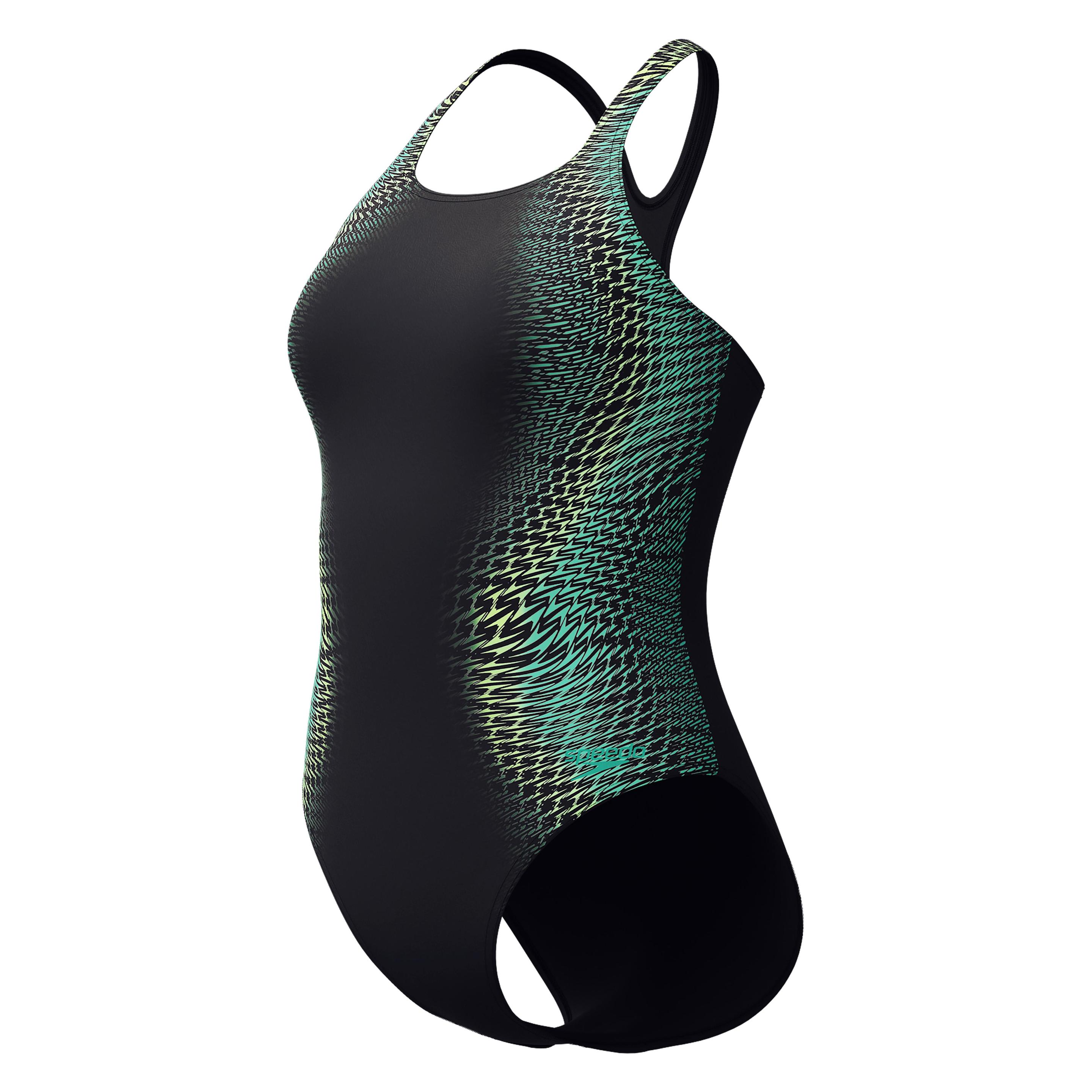 Speedo, Vrouwen, Badpakken, Digital Printed Medalist 1 Pc, Turkoois, (42)