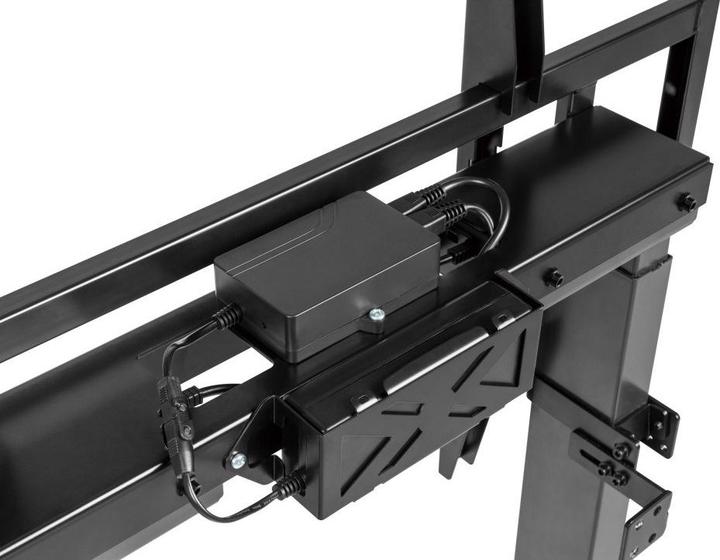 Image du produit Techly Chariot TV motorisé avec hauteur réglable pour 55-100" noir (120 kg, 55" - 100")