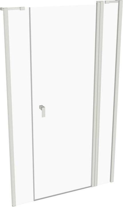 Actual product image Hüppe Design pure 4-corner swing door with fixed segment and side panel in niche, width:120cm height:200cm (211 cm, 120 cm, 200 cm)