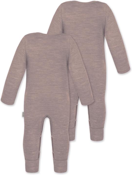 Actual product image Normani 2-pack baby merino romper "Tangoio" - 9593 (92)