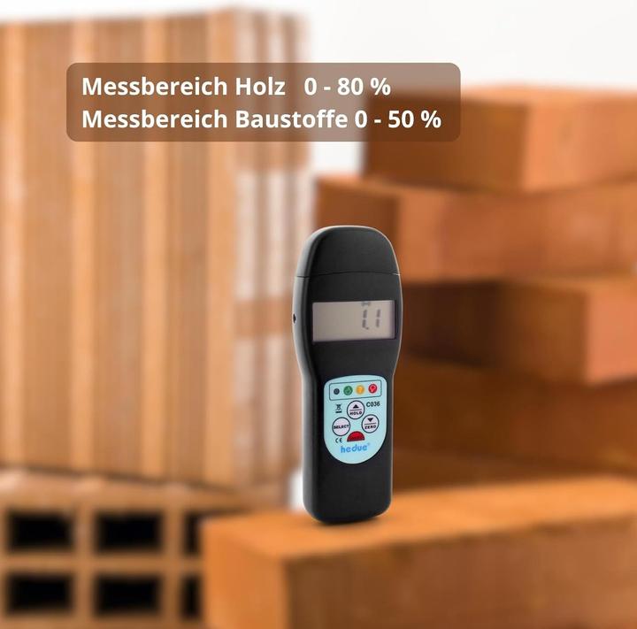 Produktbild Hedue Feuchtigkeitsmessgerät HEDÜ C036