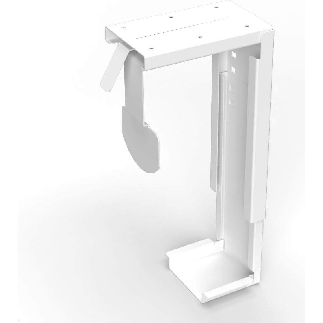 TecLines TPH001W PC Halterung Untertisch 80-220 mm, weiss, PC Zubehör, Weiss