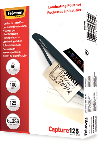 Image du produit Fellowes Capture (A6, 100 pièce(s), 125 µm)