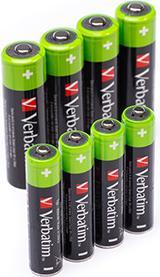Image du produit Verbatim 49514 - Pile jetable - AAA - nickel-métal hydrure (NiMH) - 1,2 V - 4 pièce(s) - - (4 pcs, AAA, 950 mAh)