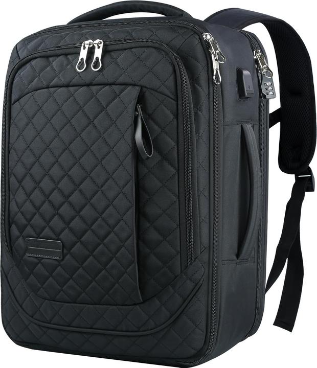 Only-Bags.Store Laptop-Rucksack Business Travel Backpack Handgepäck Wasserdicht mit Hard Peel