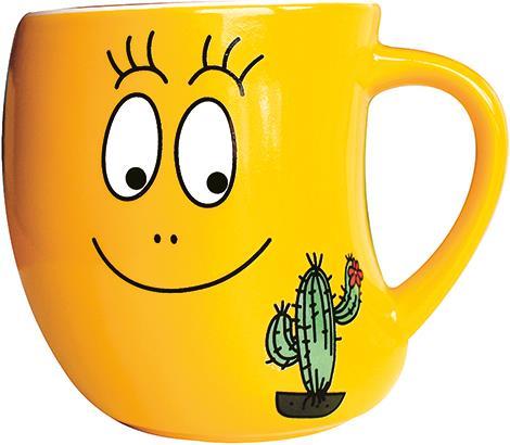 Produktbild Barbapapa Tasse gelb 9.5cm Motiv: Barbidou Kaktus