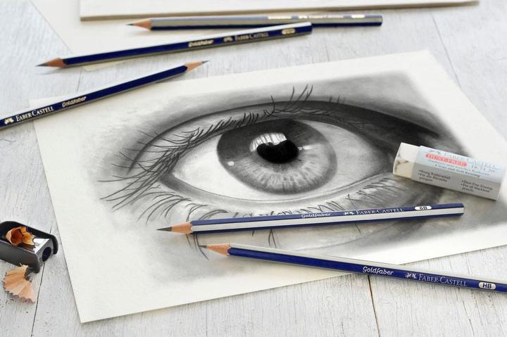 Produktbild Faber-Castell GOLDFABER - Bleistift Zeichenset (2B, 2H, 4B, 6B, B, HB, 6x)