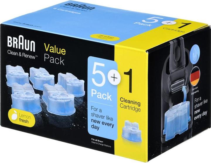 Image du produit Braun Jeu de cartouches de nettoyage 5+1 (1 x)