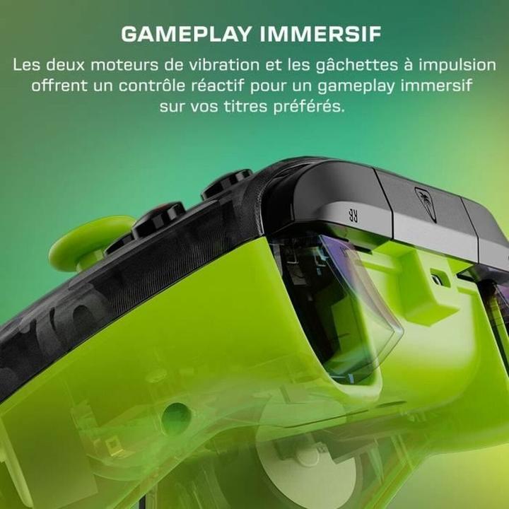 Actual product image Turtle Beach Rematch Core Wired Controller · XB · Ghost Camo Black & Yellow (PC)