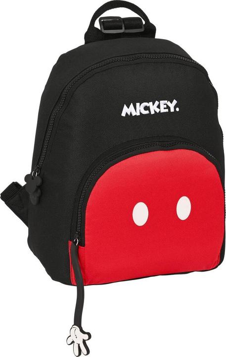 Mickey Mouse Club House Lässiger Rucksack Mickey mood Rot Schwarz 13 L