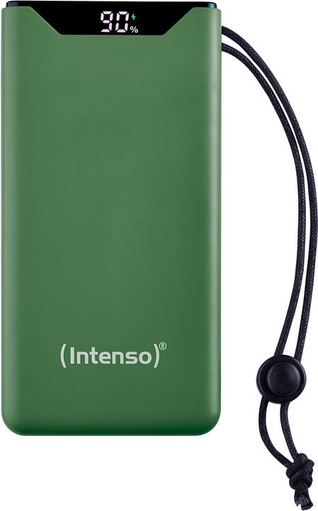 Image du produit Intenso Powerbank F10000 Green (vert, 10 000 mAh, PD 3.0, Quick Charge 3.0) (10000 mAh, 20 W, 20 Wh)