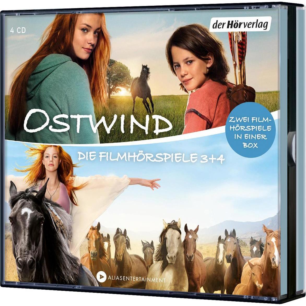 Ostwind Die Filmhörspiele 3 + 4, Hörbücher von Lea Schmidbauer, Kristina Magdalena Henn, Cornelia Froboess, Jannis Niewö...