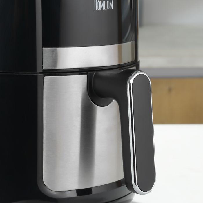 Actual product image Swisshandel24 Heissluftfritteuse 4 L, 12 Programme, 80-200° C Temperatur, Antihaft, Schwarz