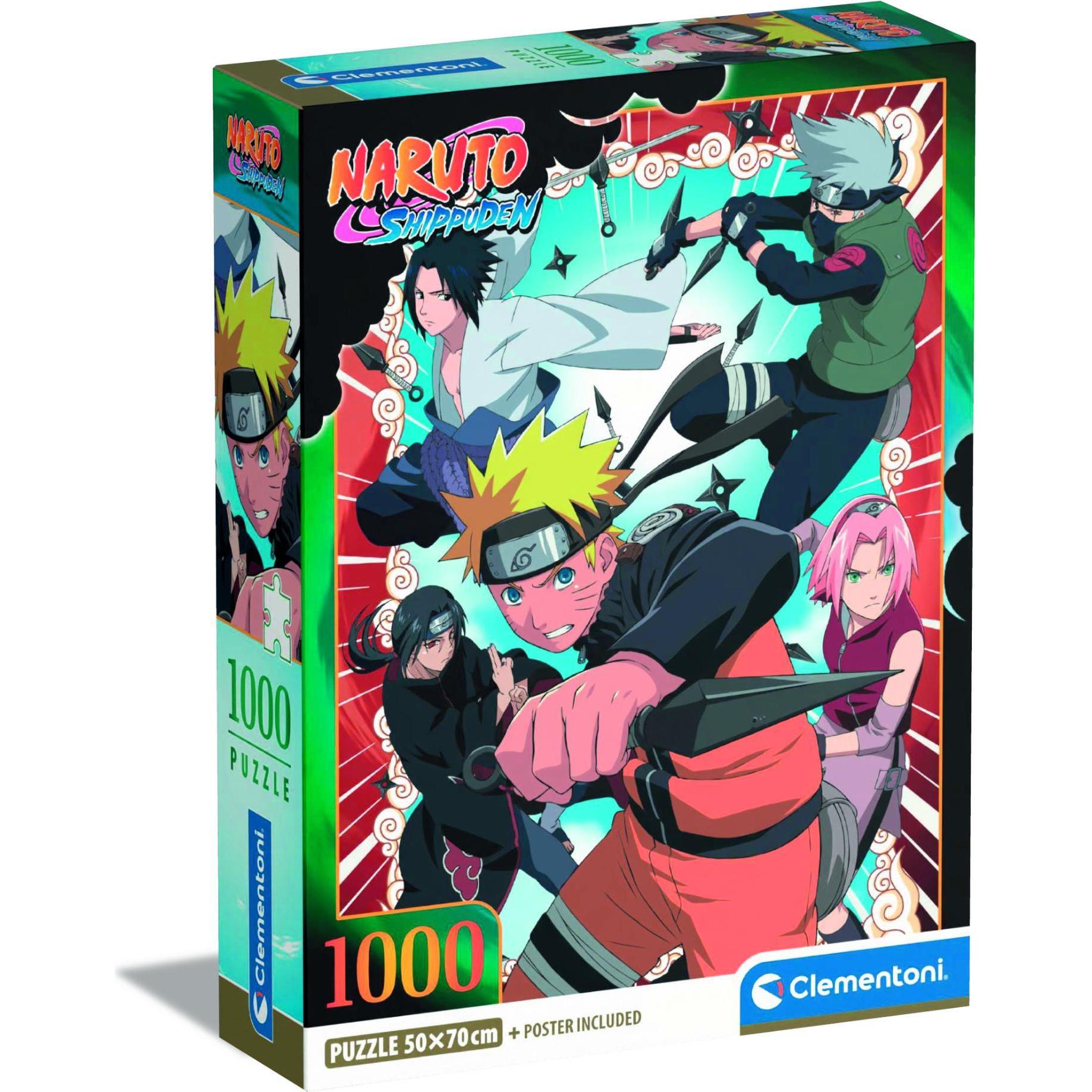 Clementoni 1000 piece puzzle: Naruto Shippuden (1000 Teile)