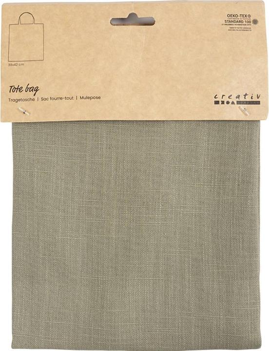 Actual product image Creativ Company Cloth bag green, 38 x 42 cm