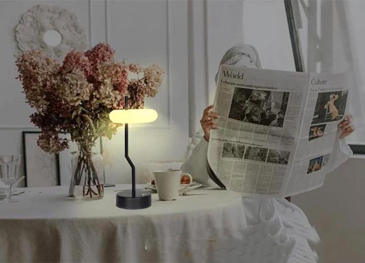 Image du produit Techly Bezprzewodowa lampka LED stołowa dotykowa (120 lm)