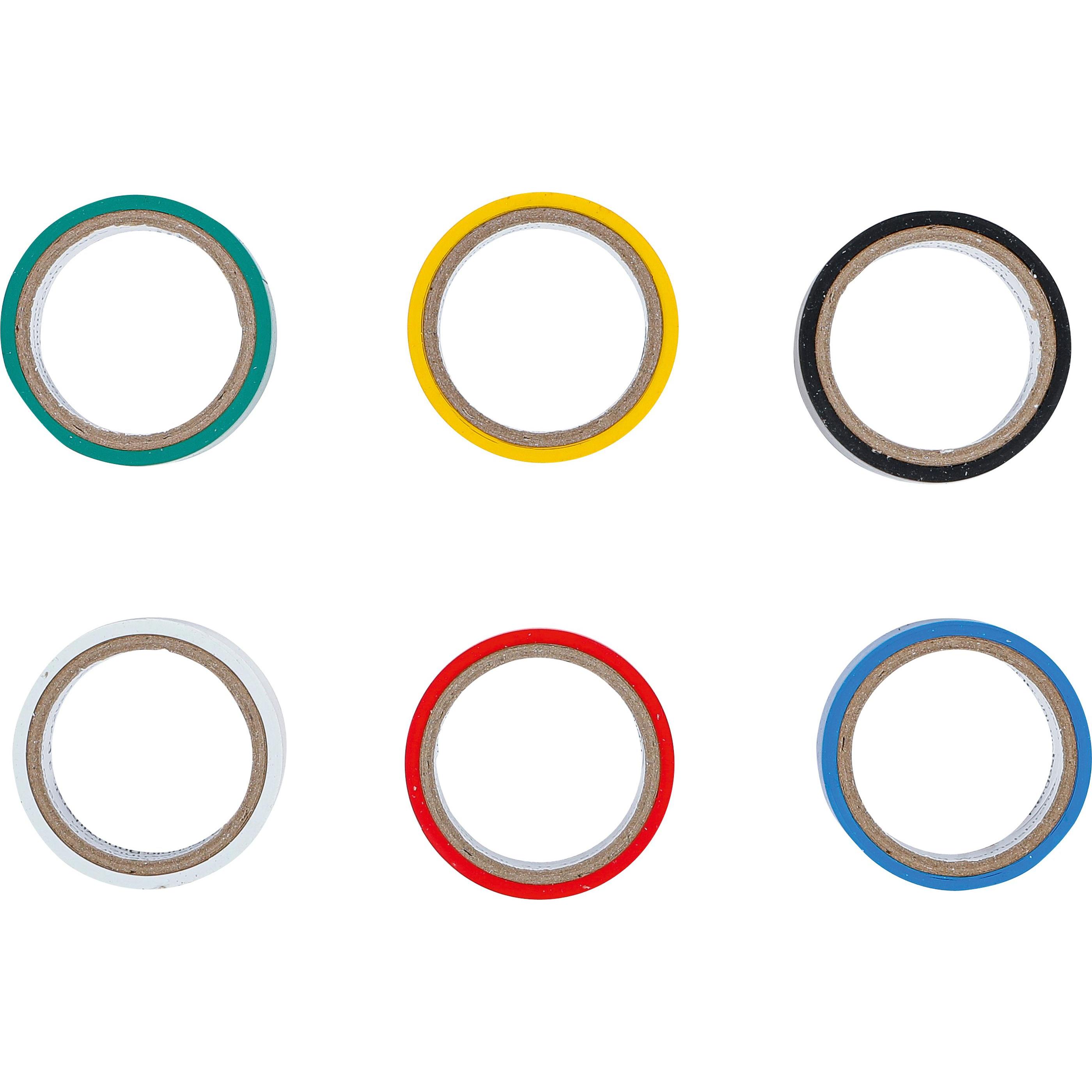 Thumbnail - BGS, Klebeband, COLOR Multi-Klebeband Set 19 x 3,5 m 6-tlg. (19 mm)