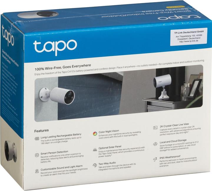 Image du produit TP-Link Tapo C410 (2304 x 1296 Pixels)