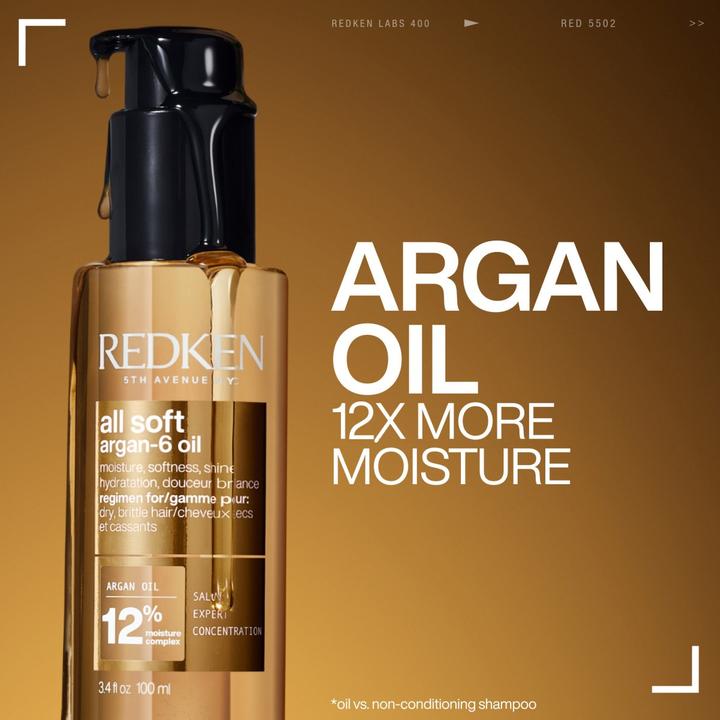 Produktbild Redken All Soft Argan-6 Öl (90 ml)